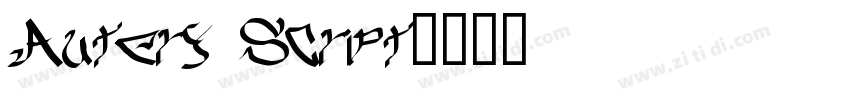 Autery Script字体转换